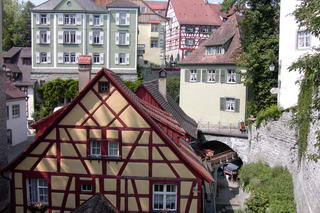 Fachwerkhaus mit Mhlrad