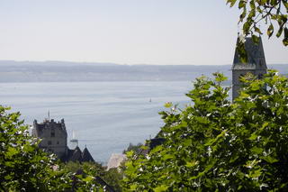 Seesicht von Meersburg