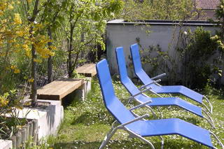 Liegewiese Liegestühle