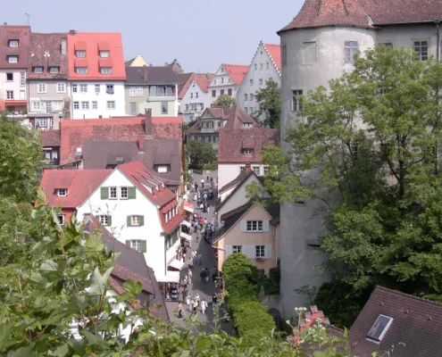 Blick auf Meersburg